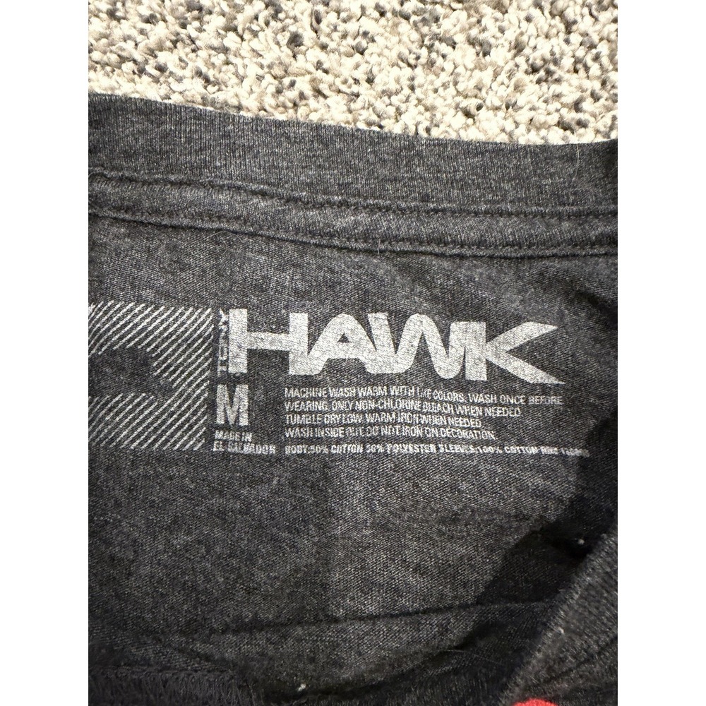 Tony Hawk Shirt Mens Medium Layered Long Sleeve Skater Skeleton Graphic Tee - Picture 2 of 8
